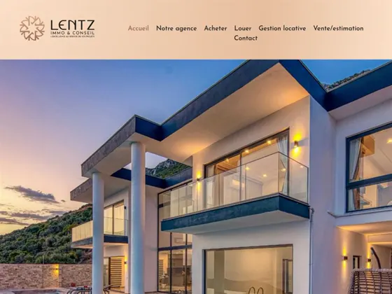 Site de Lentz Immo et Conseil