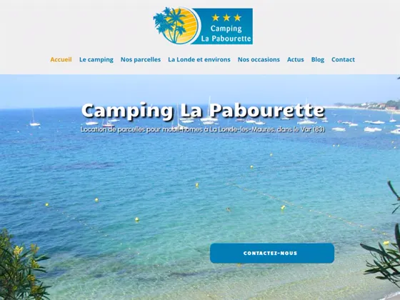 Site du Camping La Pabourette
